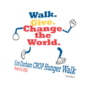 Durham CROP Hunger Walk 2025 logo